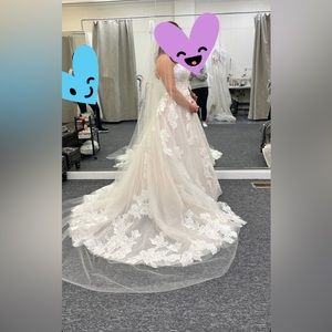 Ivory Cathedral Wedding Veil